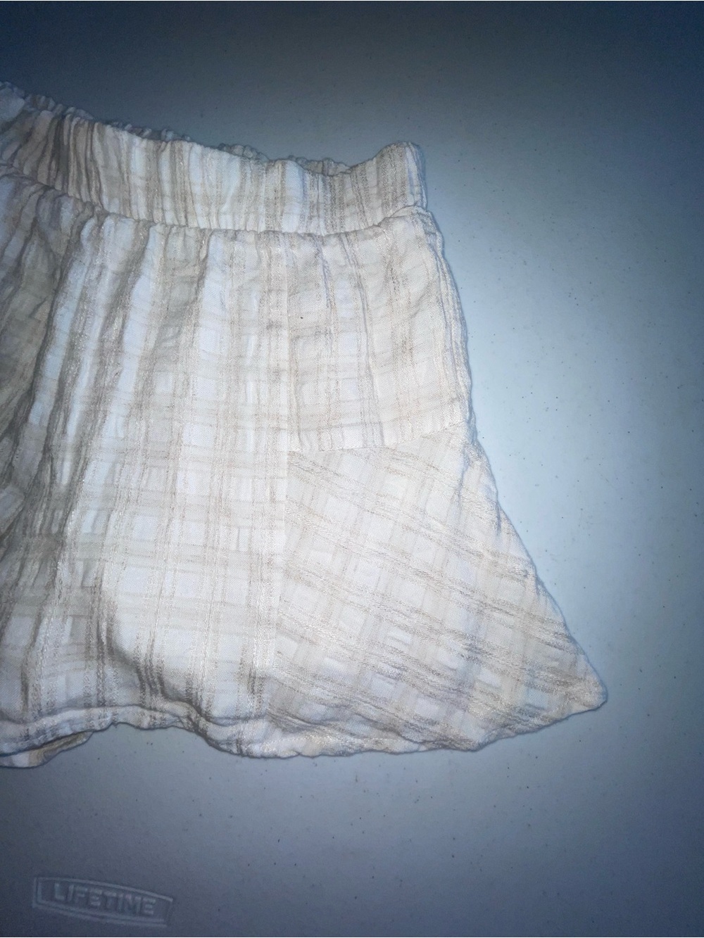 Maven West Light Cream Textured Shorts XS - Picture 3 of 4